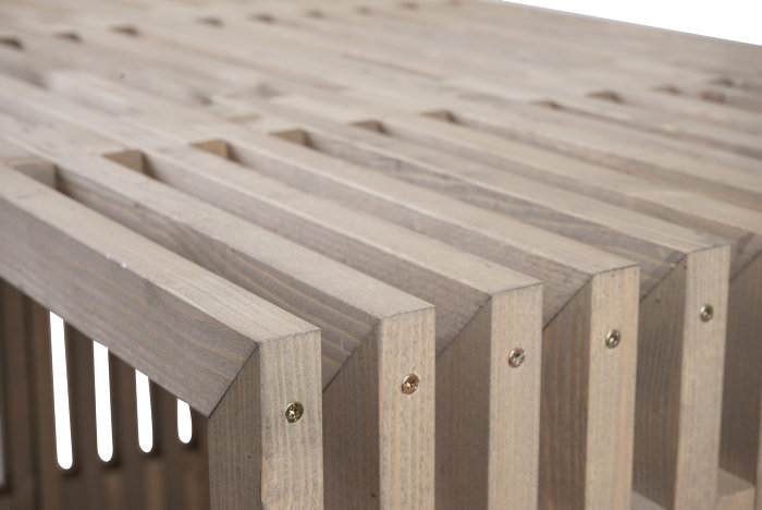 Plantebord rustikk 115 × 32 × 80 cm